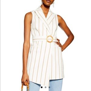 Topshop Sleeveless Blazer